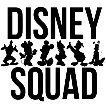 Disney Squad  Iron On Heat Transfer Vinyl HTV