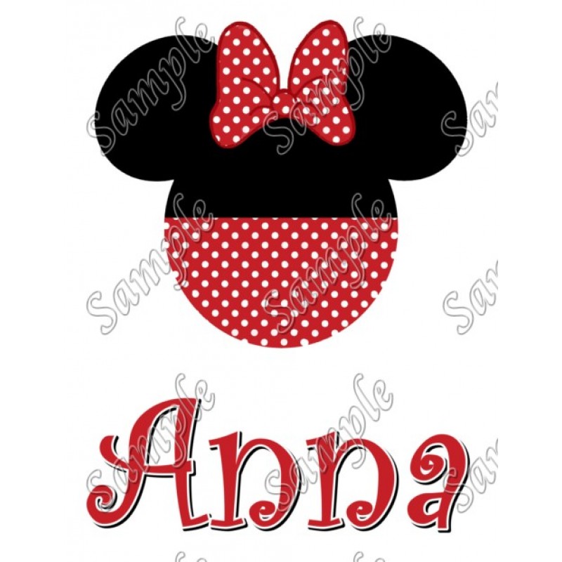 Disney Vacation  Minnie Mouse  Personalized  Custom  T Shirt Iron on Transfer Decal #26