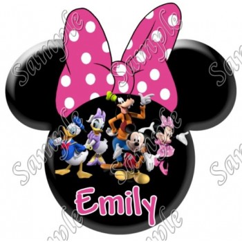 Disney Vacation  Minnie  Mouse   Personalized  Custom  T Shirt Iron on Transfer Decal #27