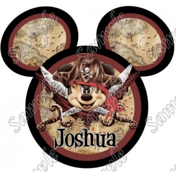 Disney World Vacation Pirate Custom Personalized  T Shirt Iron on Transfer Decal #42