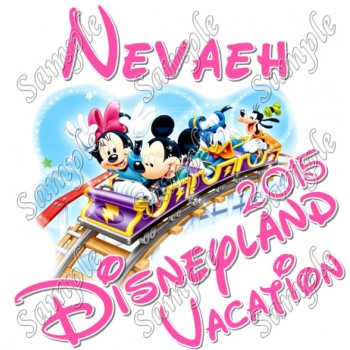 Disneyland Vacation Cruise  Personalized  Custom  T Shirt Iron on Transfer #5