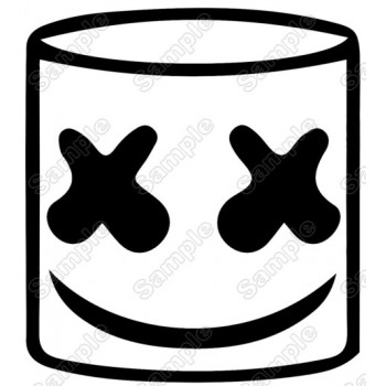 Dj Marshmello  T Shirt Iron on Transfer  Decal  #2