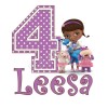 Doc McStuffins  Birthday  Personalized  Custom  T Shirt Iron on Transfer Decal #72