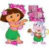 Dora  and Boots T Shirt Iron on Transfer Decal #5