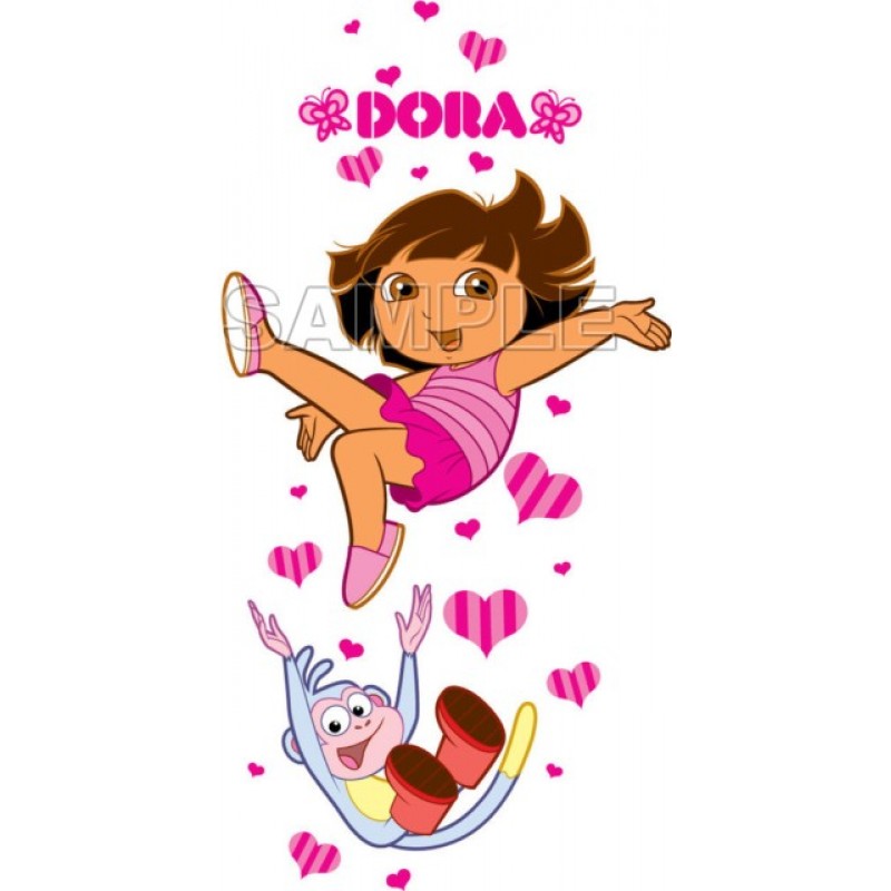 Dora  and Boots T Shirt Iron on Transfer Decal #9