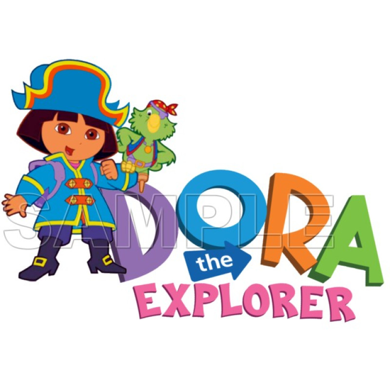 Dora Pirate T Shirt Iron on Transfer Decal #7