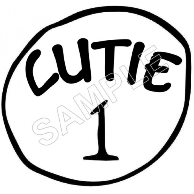 Dr. Seuss  ~  Cat in the Hat  ~  Cutie  1, 2, 3..  T Shirt Iron on Transfer Decal #1