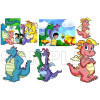 Dragon Tales T Shirt Iron on Transfer Decal #3