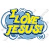 Easter I Love Jesus  T Shirt Iron on Transfer Decal #1