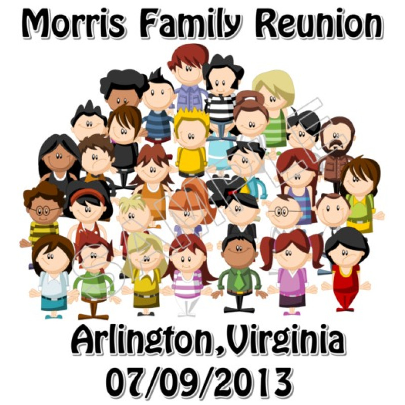 Family Reunion  Personalized  Custom  T Shirt Iron on Transfer Decal #1