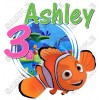 Finding Nemo  Birthday  Personalized  Custom  T Shirt Iron on Transfer Decal #11