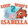 Finding Nemo  Birthday Personalized Custom T Shirt Iron on Transfer Decal #46