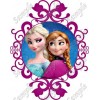 Frozen  Elsa and Anna T Shirt Iron on Transfer Decal #132