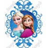 Frozen  Elsa and Anna T Shirt Iron on Transfer Decal #152