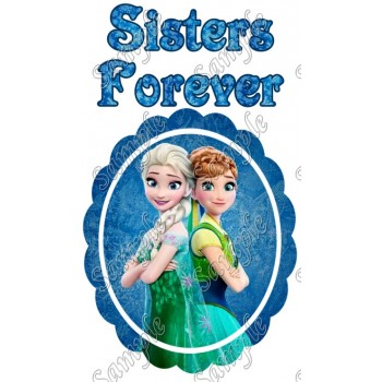 Frozen Fever Birthday  Custom Personalized  T Shirt Iron on Transfer Decal #3