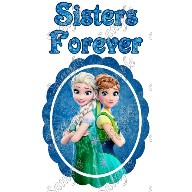 Frozen Fever Birthday  Custom Personalized  T Shirt Iron on Transfer Decal #3