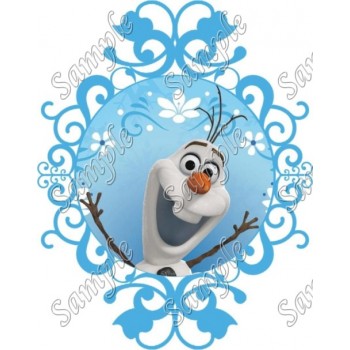 Frozen Olaf T Shirt Iron on Transfer Decal #47