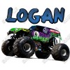 Grave Digger Monster Truck Personalized  Custom  T Shirt Iron on Transfer Decal #31