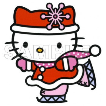 Hello Kitty Christmas  T Shirt Iron on Transfer  Decal  #27