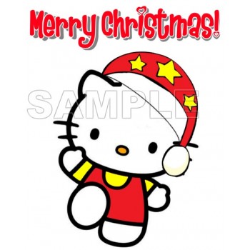 Hello Kitty Christmas  T Shirt Iron on Transfer Decal #31