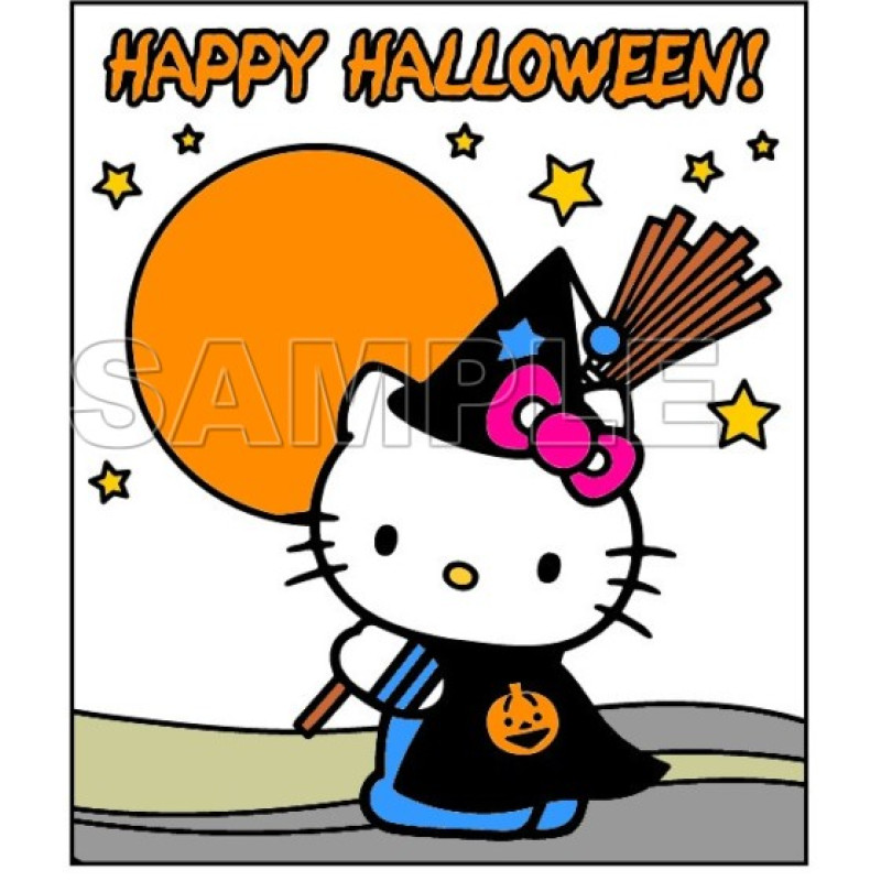 Hello Kitty Halloween T Shirt Iron on Transfer  Decal  #1