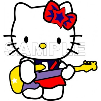 Hello Kitty T Shirt Iron on Transfer  Decal  #13