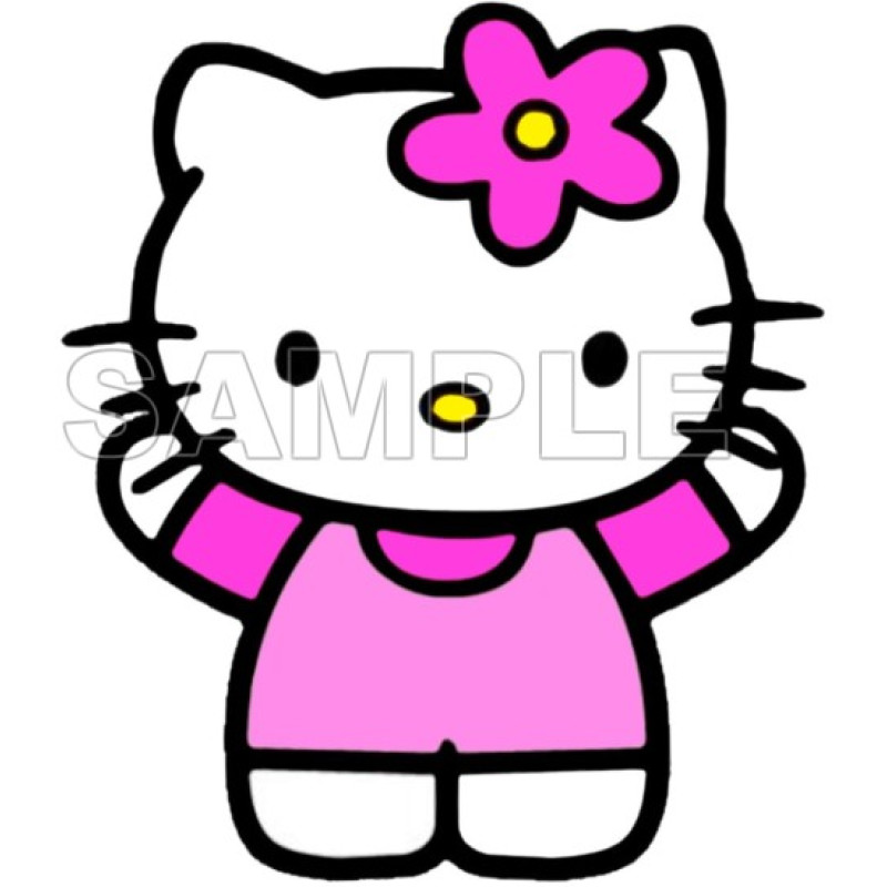 Hello Kitty T Shirt Iron on Transfer  Decal  #14