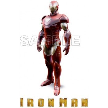 Iron Man  T Shirt Iron on Transfer Decal #1