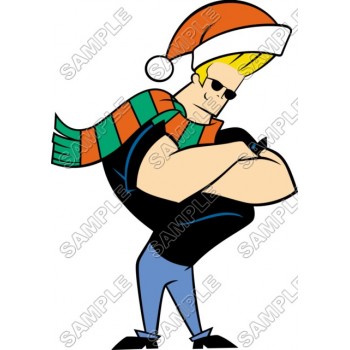 Johnny Bravo  Santa T Shirt Iron on Transfer  Decal #3