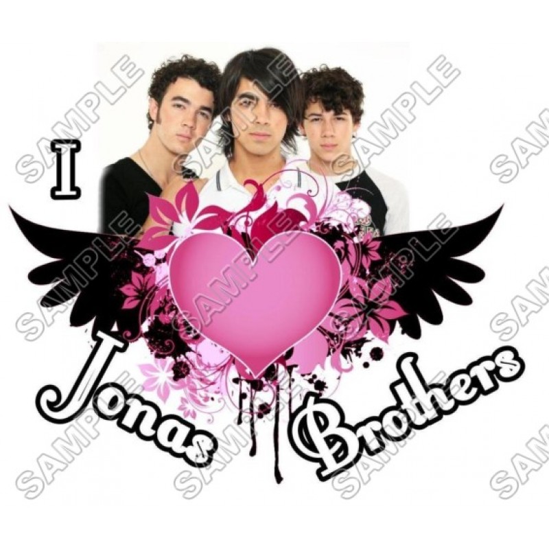 Jonas Brothers T Shirt  Iron on Transfer Decal  #1