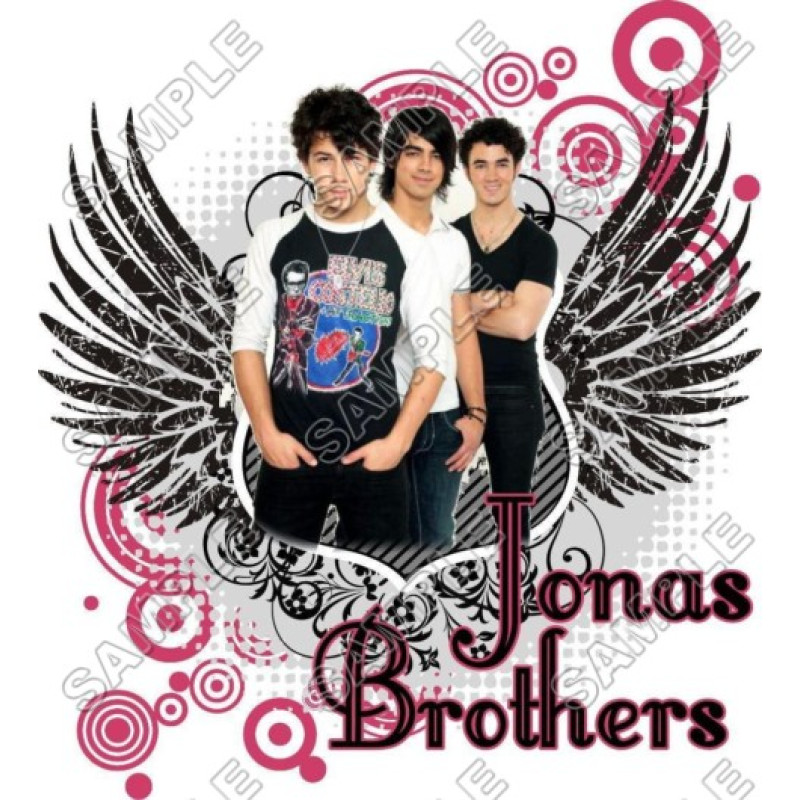 Jonas Brothers T Shirt  Iron on Transfer Decal  #2