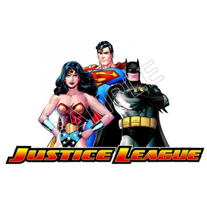 Justice League Super Heroes T Shirt Iron on Transfer Decal #5