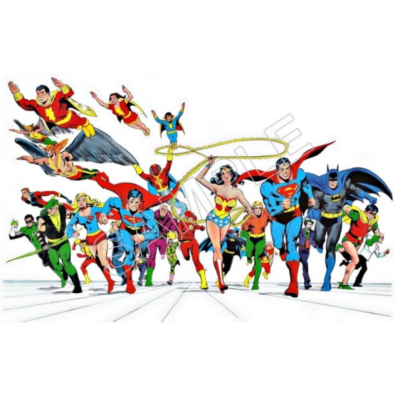 Justice League Super Heroes  T Shirt Iron on Transfer Decal #97