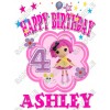 Lalaloopsy Birthday Personalized Custom T Shirt Iron on Transfer Decal #2