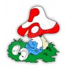 Lazy Smurf  T Shirt Iron on Transfer Decal #33