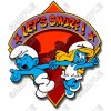 Let's Smurf  T Shirt Iron on Transfer Decal #23