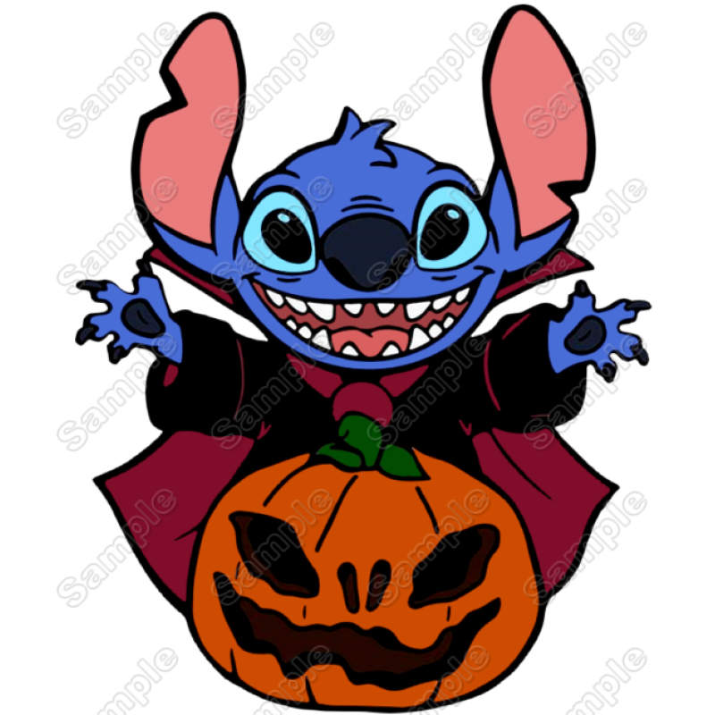 Lilo & Stitch  Halloween T Shirt Iron on Transfer Decal #111