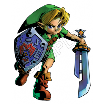 Link (The Legend of Zelda)  T Shirt Iron on Transfer Decal #5