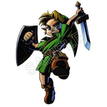 Link (The Legend of Zelda)  T Shirt Iron on Transfer Decal #6