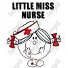 LIttle Miss Nurse  T Shirt Iron on Transfer Decal #1