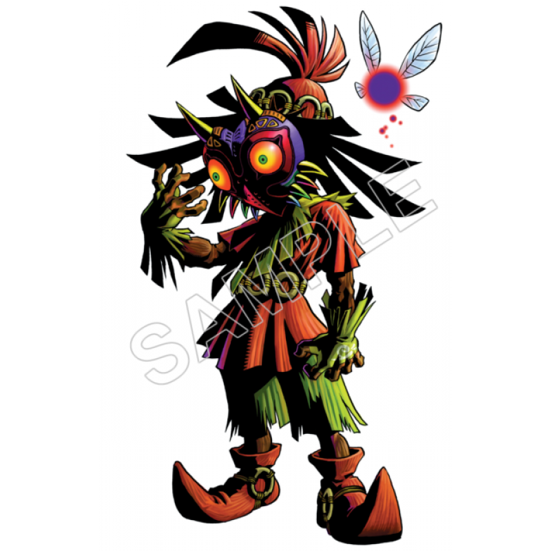 Majoras mask, Skull Kid,  Zelda,T Shirt Iron on Transfer Decal #13