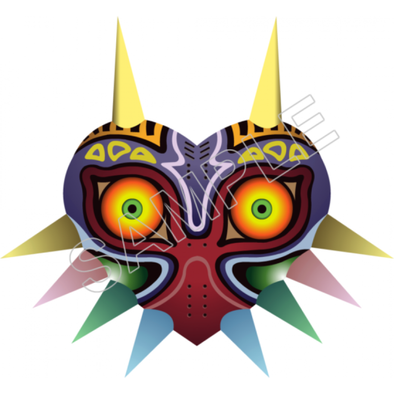 Majoras mask,  Zelda,T Shirt Iron on Transfer Decal #14