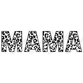 Mama leopard  Iron On Transfer Vinyl HTV