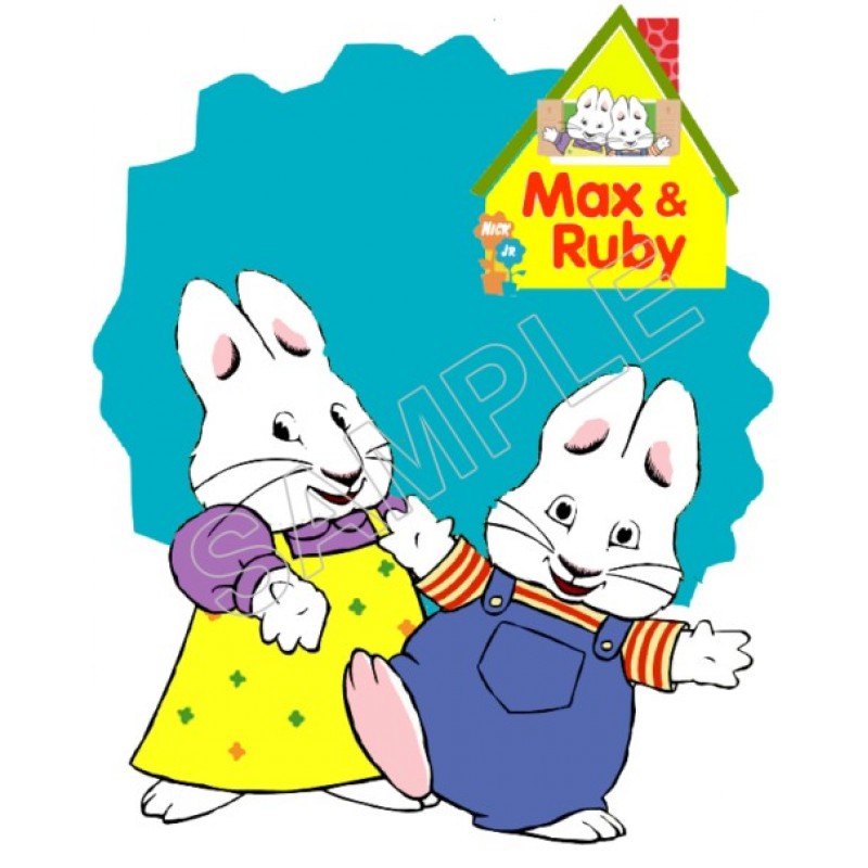 Max and Ruby T Shirt Iron on Transfer Decal #4