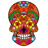 Mexican Sugar Skull  T Shirt Iron on Transfer  Decal  #28