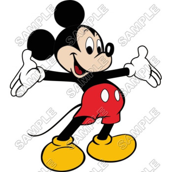 Mickey Mouse T Shirt Iron on Transfer Decal #19