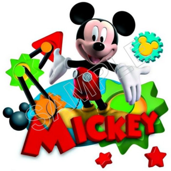 Mickey Mouse T Shirt Iron on Transfer Decal #54