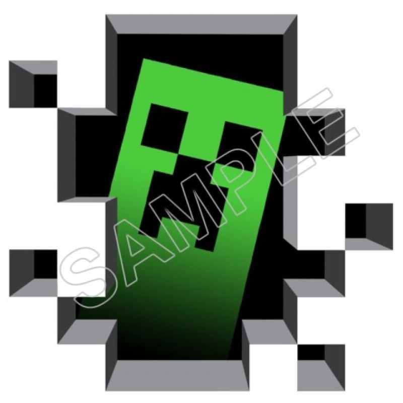 Minecraft  T Shirt Iron on Transfer  Decal  #18