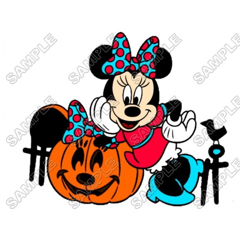 Minnie Mouse Halloween  T Shirt Iron on Transfer Decal #17