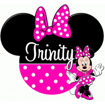 Disney World Disneyland  Vacation Minnie Mouse Custom Personalized T Shirt Iron on Transfer Decal #50